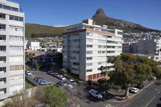 scenic cityscape with lion s head view